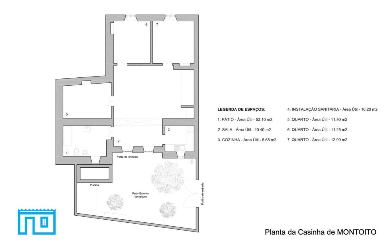 Casinha De Montoito Villa Buitenkant foto